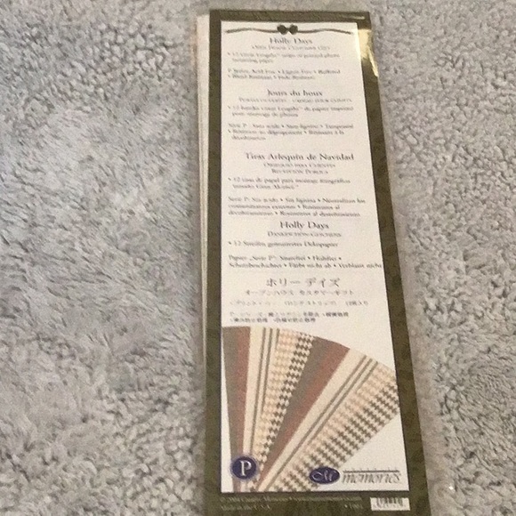 Creative Memories 12 Great Lengths strips of printed photo mounting paper - Picture 2 of 2